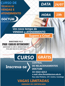 curso tecnica de vendas